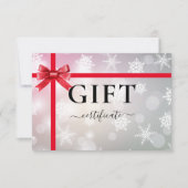 BUSINESS GIFT CERTIFICATE | Modern | Ribbon |  (Vorderseite)
