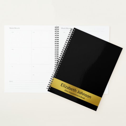 Business Gold und Black Name Terminologiebuch Planer (Anzeige)