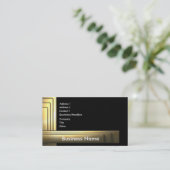 business_gold visitenkarte (Stehend Vorderseite)