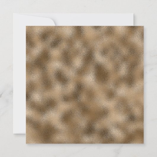 Business Grand Opening Chic Black & Gold Glitter Einladung (Rückseite)