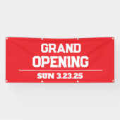 Business Grand Opening Custom Banner (Horizontal)