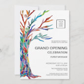 Business Grand Opening Logo Einladung (Vorderseite)