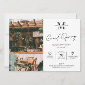 Business Grand Opening Minimalist Modern Photo Einladung (Vorderseite)