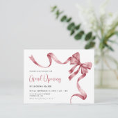 Business Grand Opening Modern Ribbon Cutting Einladungspostkarte (Stehend Vorderseite)