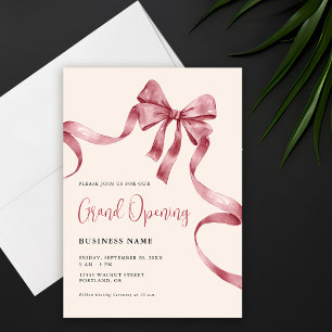 Business Grand Opening Modern Ribbon Einladung