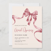 Business Grand Opening Modern Ribbon Einladung (Vorderseite)