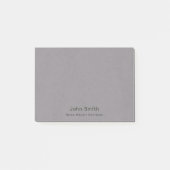 Business Gray Kraft Post-it Klebezettel (Vorderseite)