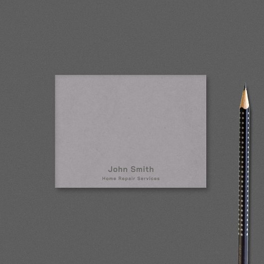 Business Gray Kraft Post-it Klebezettel