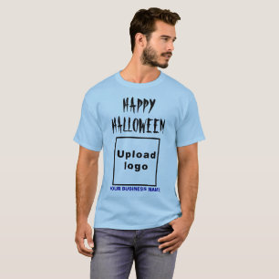 Business Halloween Gruß auf Light Blue T - Shirt