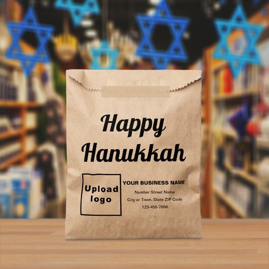 Business Hanukkah Brown Paper Bag Geschenktütchen