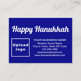 Business Hanukkah Gruß auf Blue Enclosure Card Begleitkarte