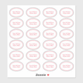 Business | Hobby | Ovale Beschriftungen für den Te Aufkleber