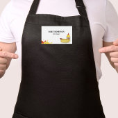 Business Hot Dog Einfache Mitarbeiter Namenschild