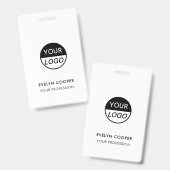 Business ID | Abzeichen für Mitarbeiter mit benutz Ausweis (Front & Back)