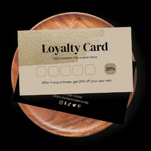 Business Imitate Gold Pinselspitzen Treue Cards