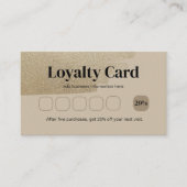 Business Imitate Gold Pinselspitzen Treue Cards (Vorderseite)