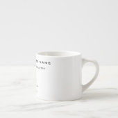 Business Info Company Promotion Espresso Cup Espressotasse (Rechts)
