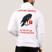 Business Intelligence-Analyst bei Custom Crow Hoodie (Rückseite)