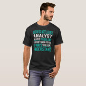 Business Intelligence Analyst Solve Problems T-Shirt (Vorne ganz)