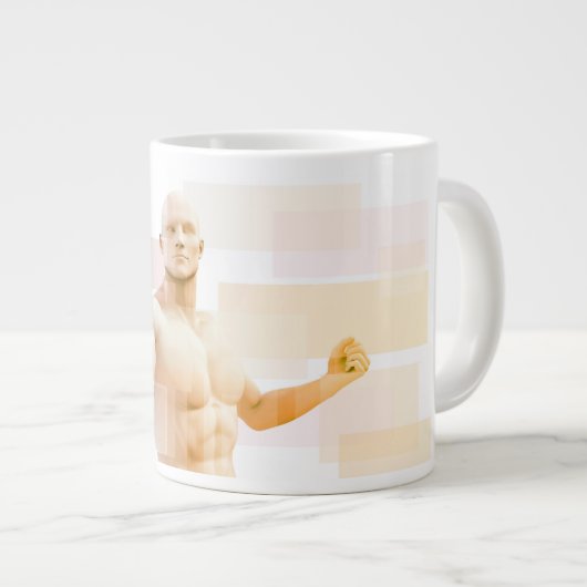 Business Intelligence und Advanced Analytics Jumbo-Tasse (Vorderseite Rechts)