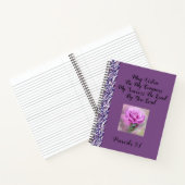 Business Journal "lila Rose" Notizbuch (Innenseite)