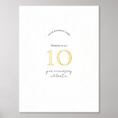 Business-Jubiläum Party Parco Civico-Ciani Foliendrucke (Vorderseite)