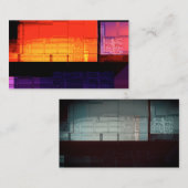 Business-Karte für das Design am hellen Platz Visitenkarte (Vorne/Hinten)