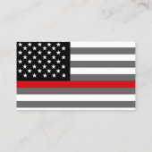 Business-Karte für die Feuerwehrflagge der dünnen  Visitenkarte (Rückseite)