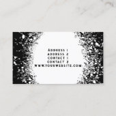 Business-Karte für die Musikexplosion Visitenkarte (Rückseite)