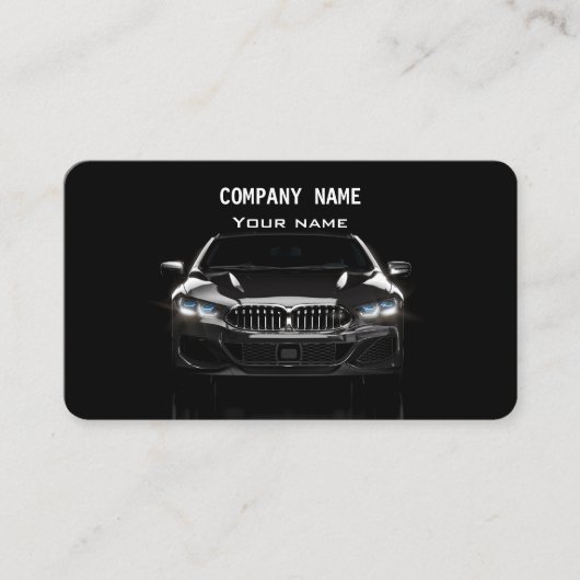 Business-Karte für klassische Automobilindustrie Visitenkarte (Vorderseite)
