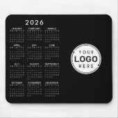Business-Logo 2026 Kalender - Benutzerdefinierte F Mousepad (Vorne)