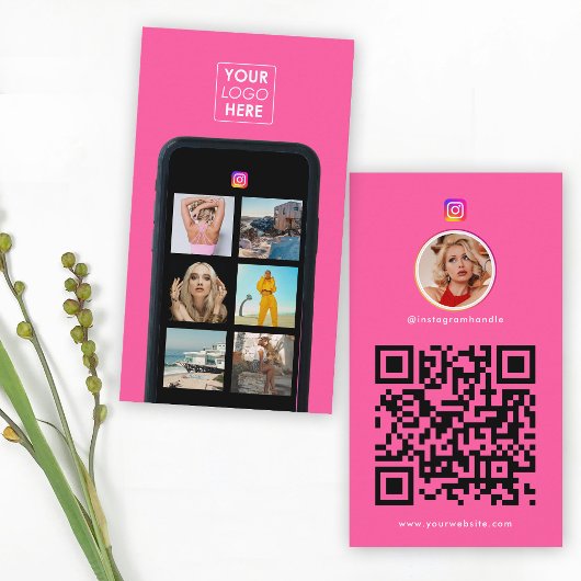 Business-Logo 7 Foto Raster Social Media QR-Code Visitenkarte