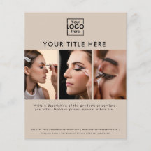 Business-Logo Beige Schönheitssalon 3 Fotos