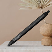 Business Logo Branded Gift Promotional Black Kugelschreiber