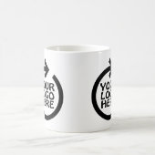 Business Logo Branded Personalized Kaffeetasse (Mittel)