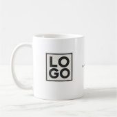 Business Logo Branding Custom Kaffeetasse (Links)