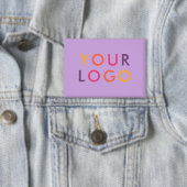 Business Logo Branding Purple Button (Insitu)