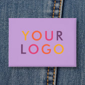 Business Logo Branding Purple Button
