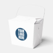 Business Logo Custom Company Foto Restaurant Geschenkschachtel (Vorderseite)