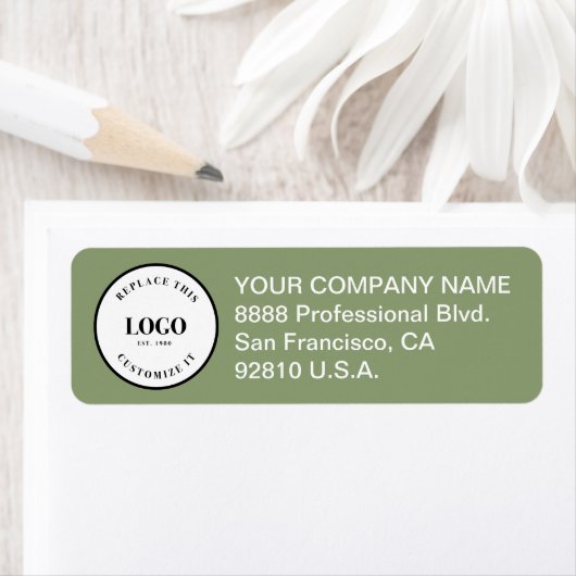 Business logo Custom Corporate Green (Insitu)