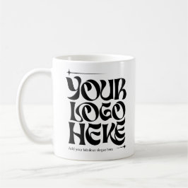 Business Logo Custom Groovy Stars Kaffeetasse