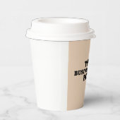 BUSINESS LOGO CUSTOM KAFFEPAPIERKUPPEN PAPPBECHER (Rechts)