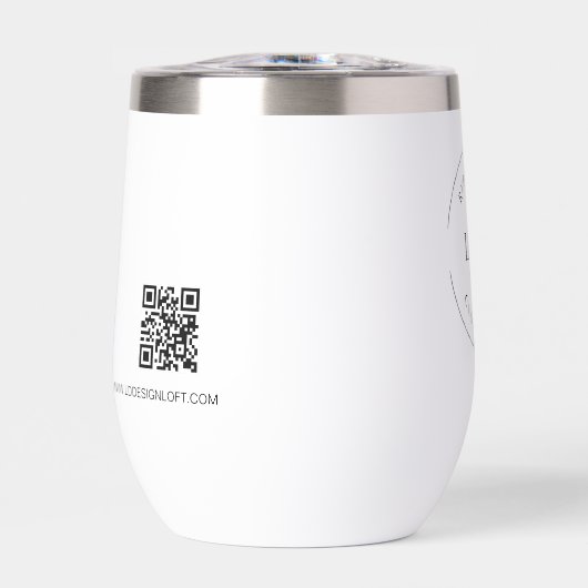 Business-Logo Custom QR-Website Beruflich (Vorderseite)