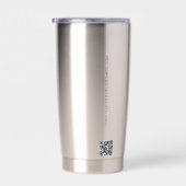 Business-Logo Custom QR-Website Beruflich Thermobecher (Rechts)