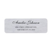 Business Logo Custom Return Address Label (Vorne)