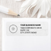 Business Logo Custom Return Address Label (Insitu)