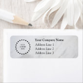 Business Logo Custom Return Address Label (Insitu)