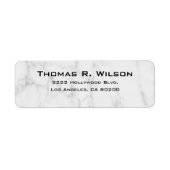 Business Logo Custom Return Address Label (Vorne)