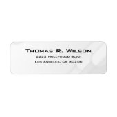 Business Logo Custom Return Address Label (Vorne)
