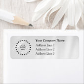 Business Logo Custom Return Address Label (Insitu)
